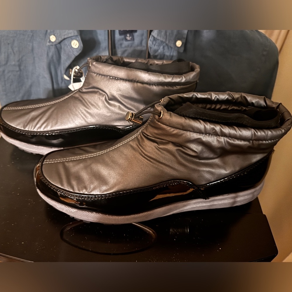 Sporto Black and Gray Winter Boots